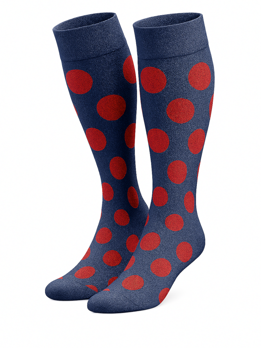 Podkolanówki damskie w grochy aPair