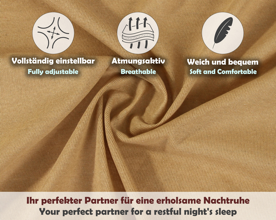 Beżowe elastyczne prześcieradło z gumką 80% bawełna Jersey Sesto Senso – komfort snu