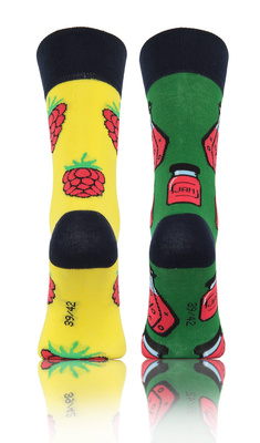 Długie Skarpetki Kolorowe Bawełniane Unisex 90% Bawełna z Zabawnym Wzorem Sesto Senso