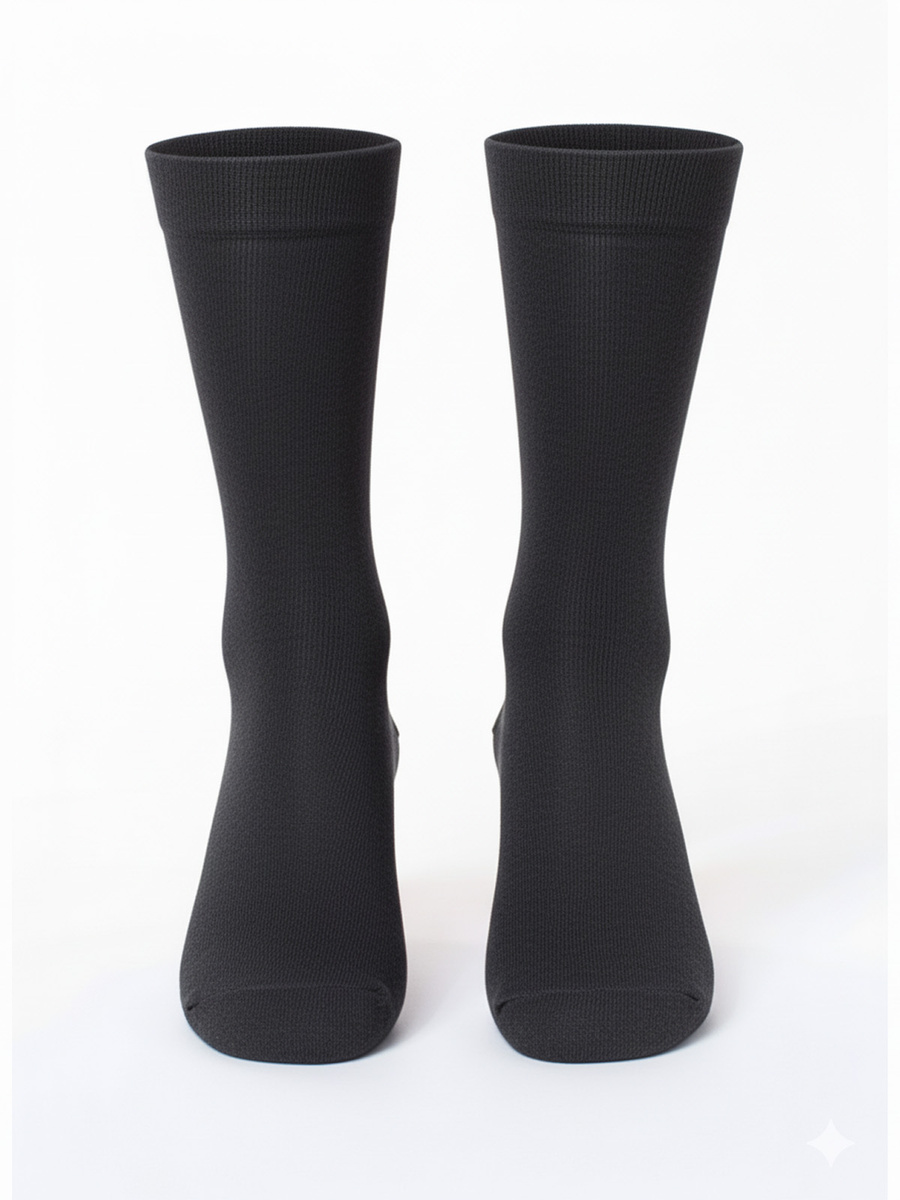 Gianna Skarpetki Męskie Gładkie Szare
