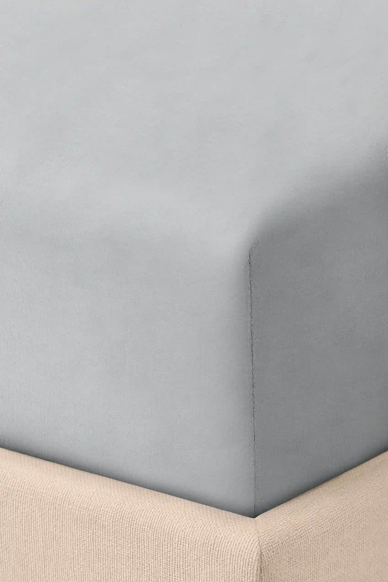 Prześcieradło Jersey Szare Z Gumką