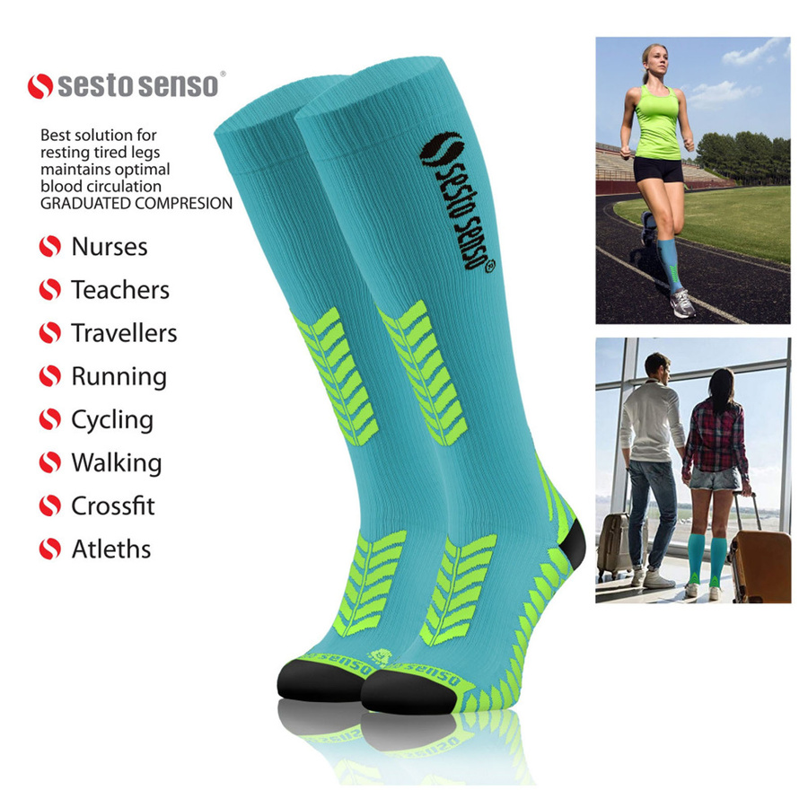 Skarpety Sportowe Podkolanówki Kompresyjne