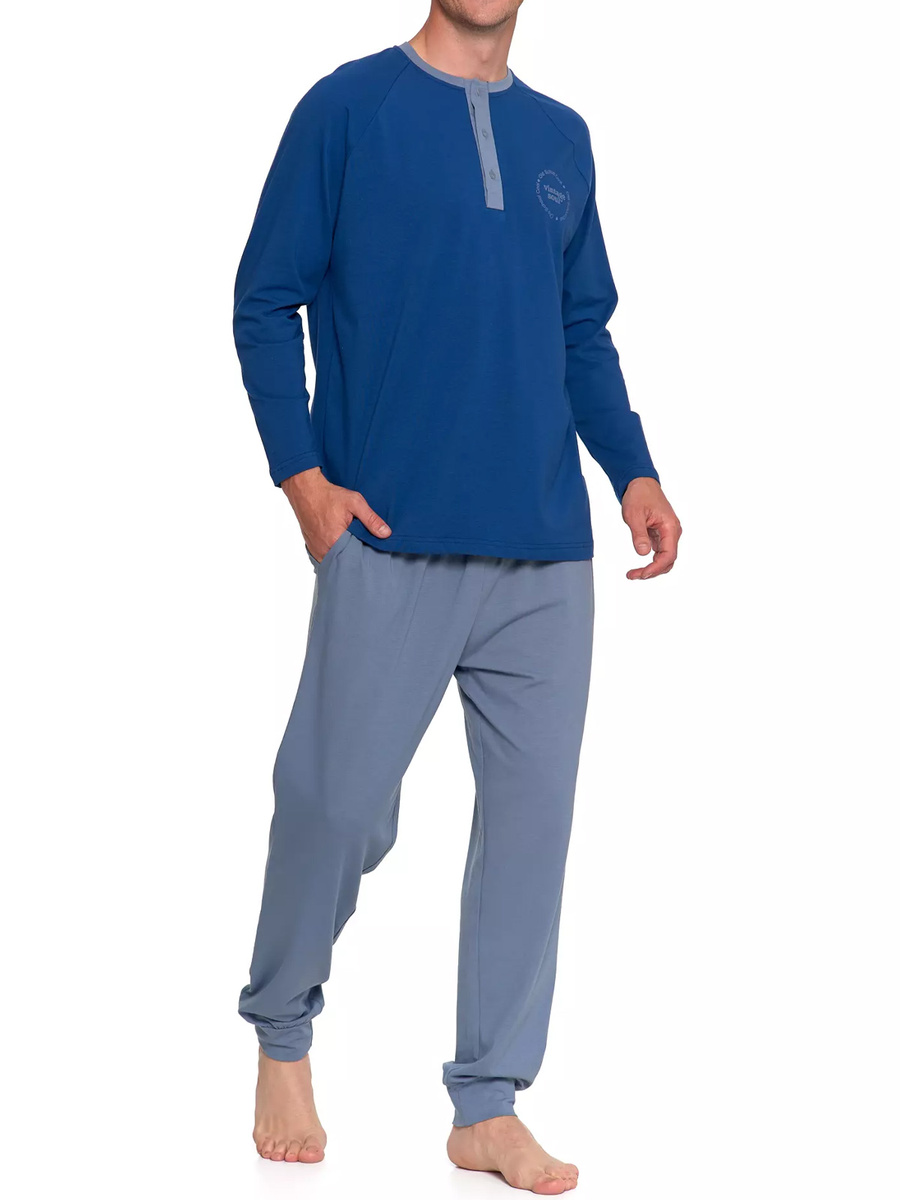 Piżama męska z długim rękawem