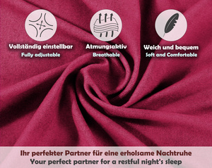 Bordowe elastyczne prześcieradło z gumką frotte 100% bawełna Sesto Senso – komfortowy sen