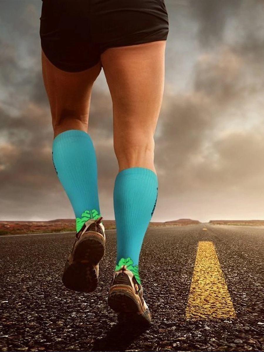 Skarpety Sportowe Podkolanówki Kompresyjne