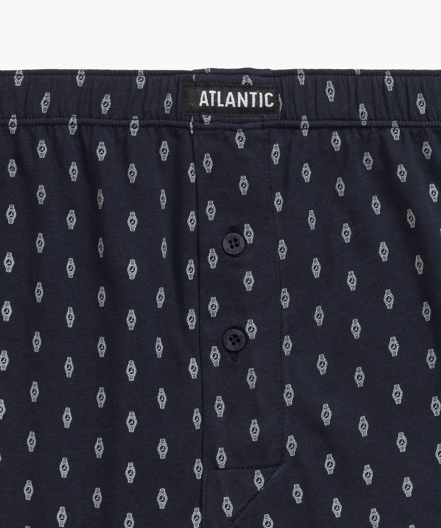Szare wygodne majtki męskie 100% bawełna 2MBX-057 Atlantic – komfort na co dzień.