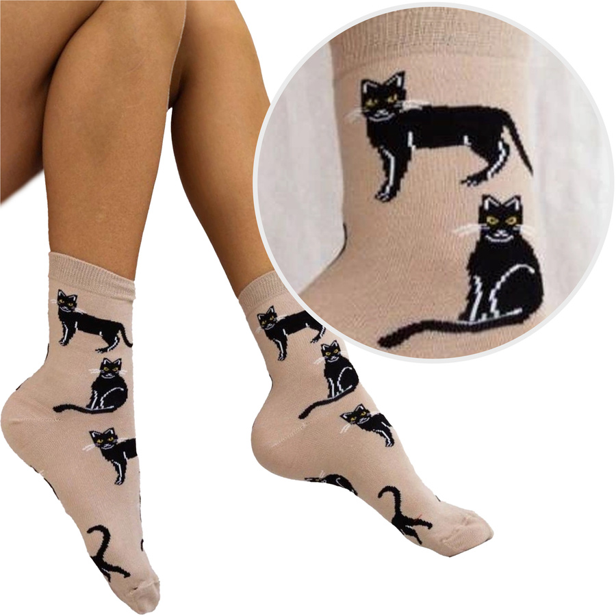Skarpetki damskie Koty
