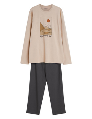 Piżama męska 43474 wheat bawełna