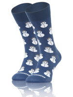 Skarpety męskie Świąteczne super miękkie bawełna Sesto Senso – świąteczny prezent