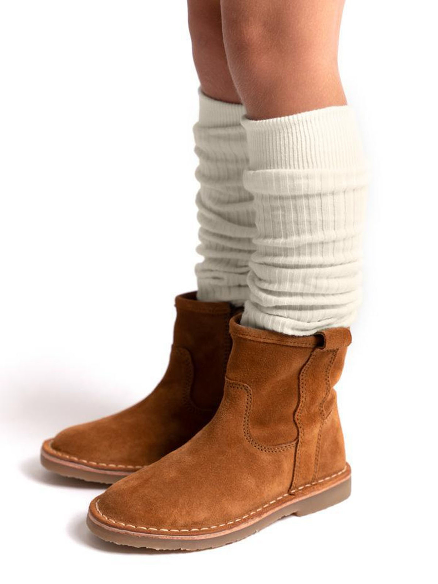 Żółte Bawełniane Getry Dziecięce Comfort