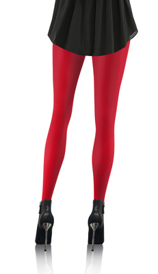 2x Kolorowe rajstopy kryjące z microfibry Hiver 40DEN