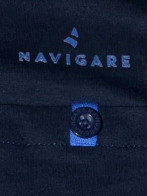 Piżama Męska na Krótki Rękaw Art. 141820 Granatowa Navigare