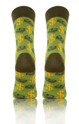 Długie Skarpetki Kolorowe Bawełniane Unisex 90% Bawełna z Zabawnym Wzorem Sesto Senso