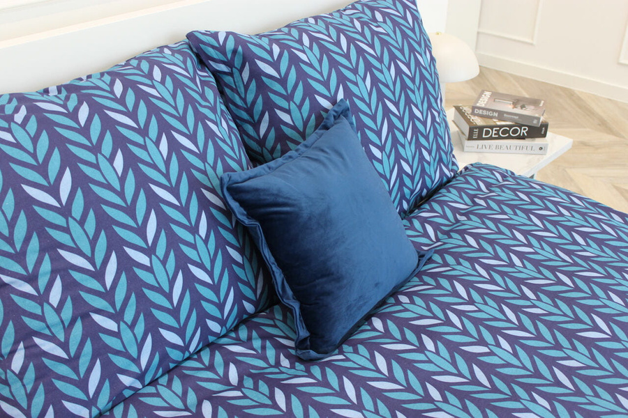 POŚCIEL BAWEŁNA KŁOS GRANAT