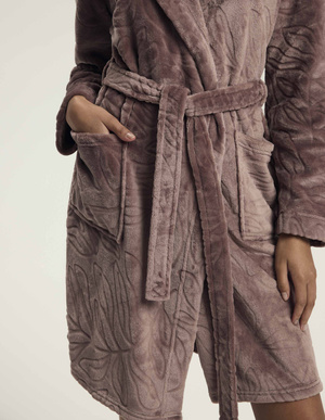 Damski szlafrok Daryl 43612 dark red