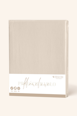 Prześcieradło Flanelowe Taupe Bez Gumki