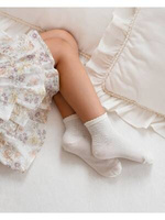 Skarpetki dziecięce ażurowe jodełka