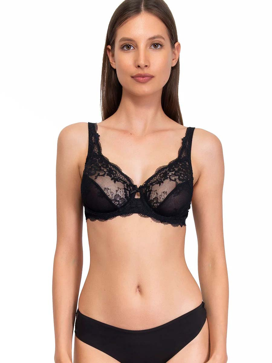 WONDERLACE 2442 Biustonosz Miękki, nero/czerń