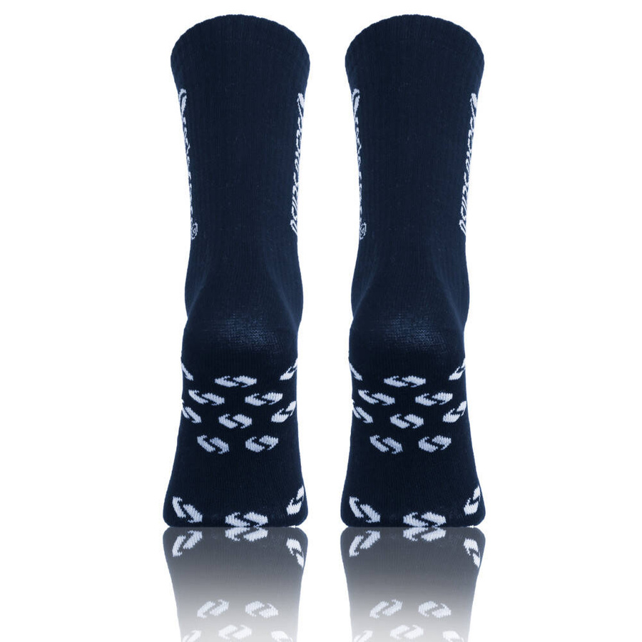 Granatowe oddychające skarpety sportowe 88% bawełna SKB02 Sesto Senso – komfort i trwałość