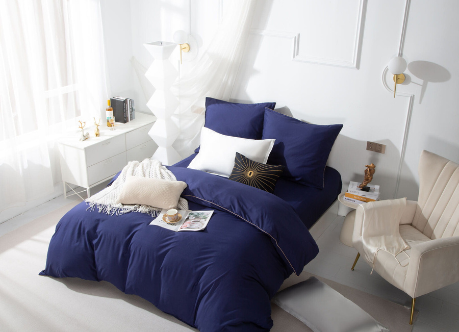 POŚCIEL QUEEN GRANAT ZŁOTA