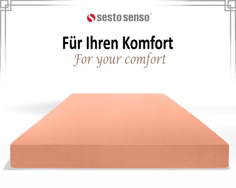 Różowe elastyczne prześcieradło z gumką frotte 100% bawełna Sesto Senso – komfortowy sen