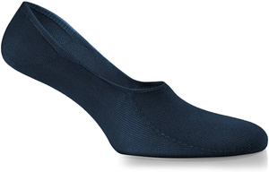Granatowe niewidoczne stopki balerinki męskie z bawełny Sesto Senso – komfort przez cały dzień