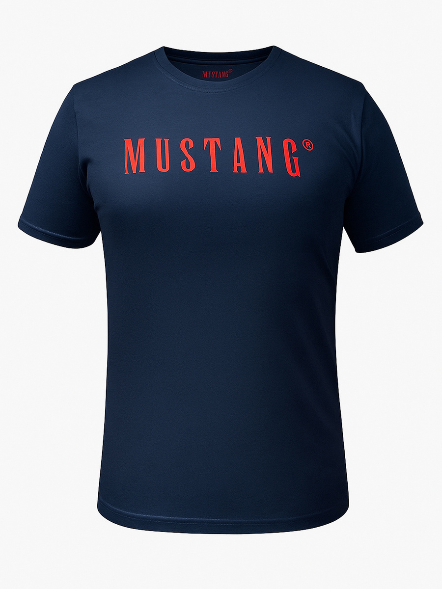 Koszulka Męska T-Shirt Mustang 4222 Granatowa