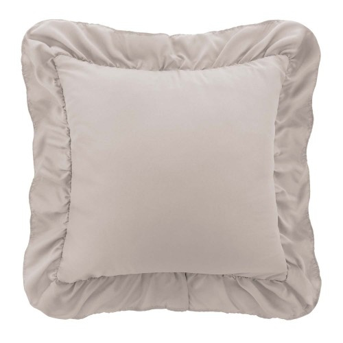 Beżowa pikowana poszewka dekoracyjna RUFFY Spod Igły i Nitki – upiększa wnętrze