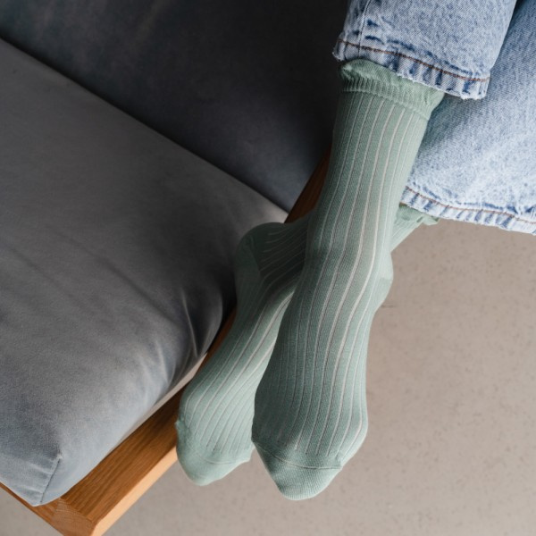 Skarpetki retro art. 017 NY038 zielone