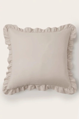 Beżowa falbanka poszewka 70x80 cm Ruffy Premium Spod Igły i Nitki – Komfort i elegancja