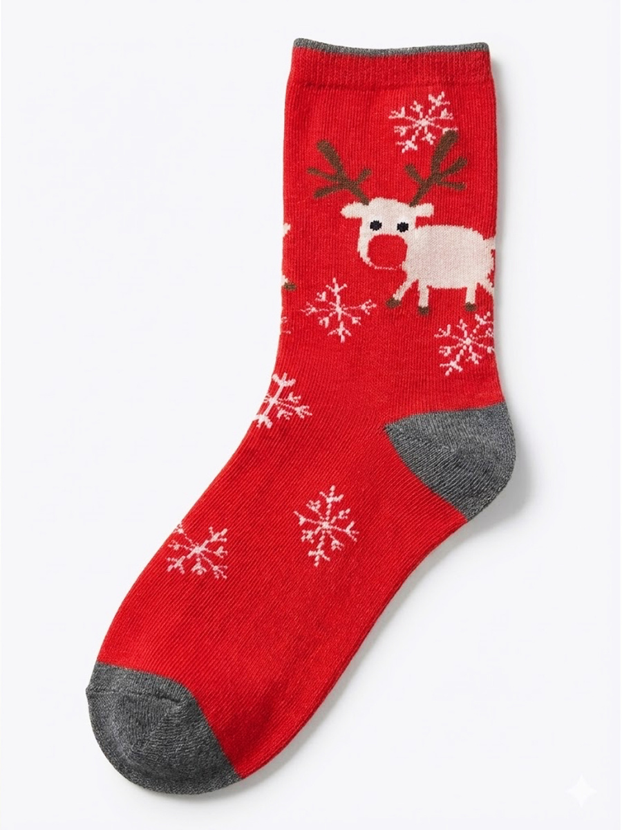 Skarpetki Damskie Świąteczne 5 Pack