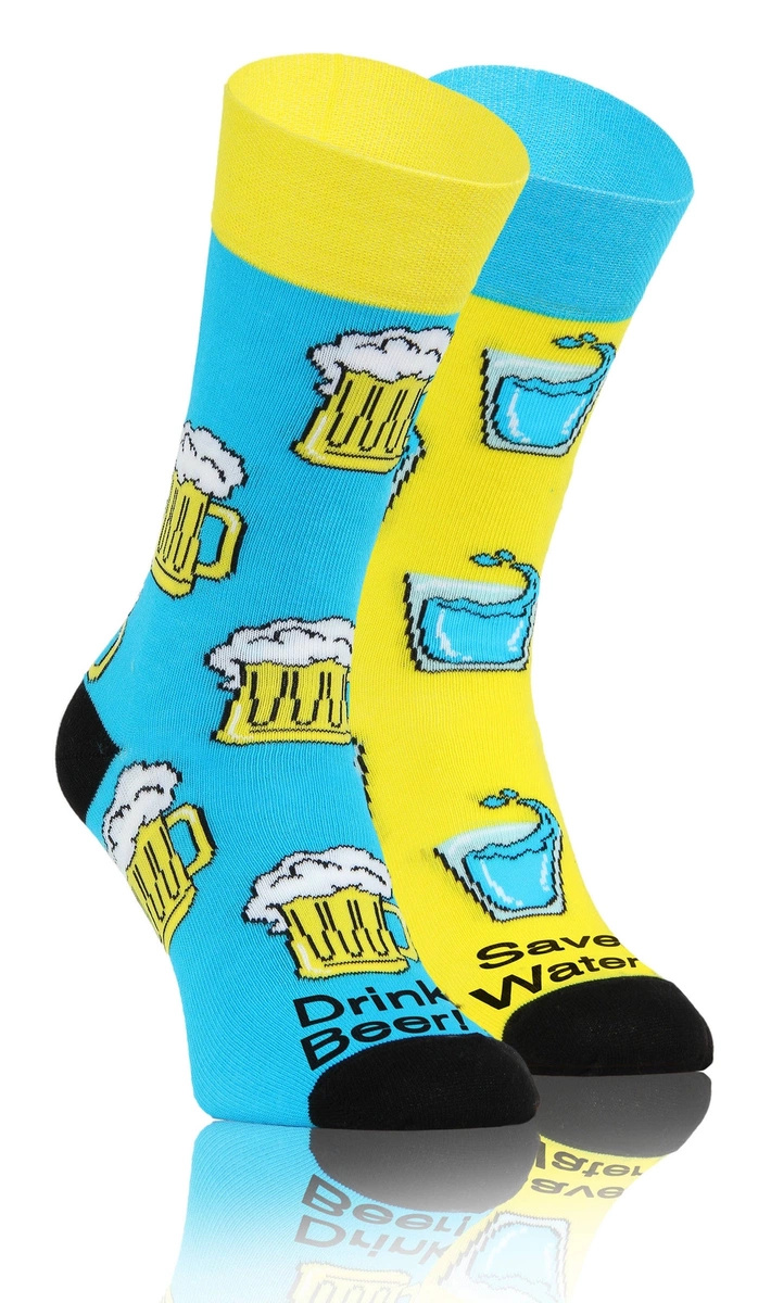 6x Kolorowe Skarpety FINEST na prezent