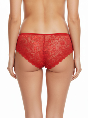 Figi Damskie Koronkowe Czerwone 2 pack