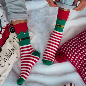 Skarpetki Męskie Świąteczne Elf 1290