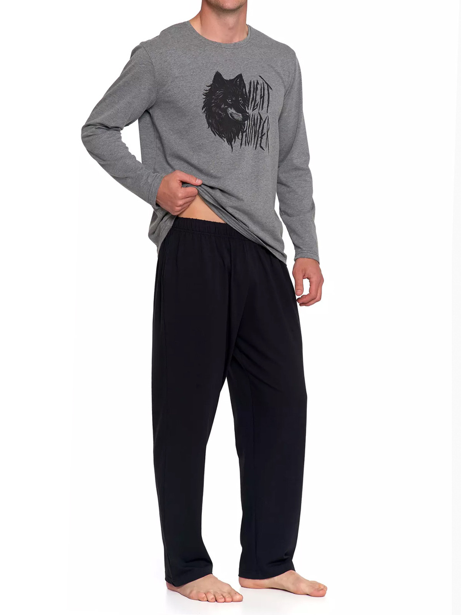 Piżama męska z długim rękawem