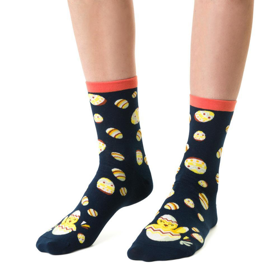 Skarpetki stopki świąteczne w renifery art. 136