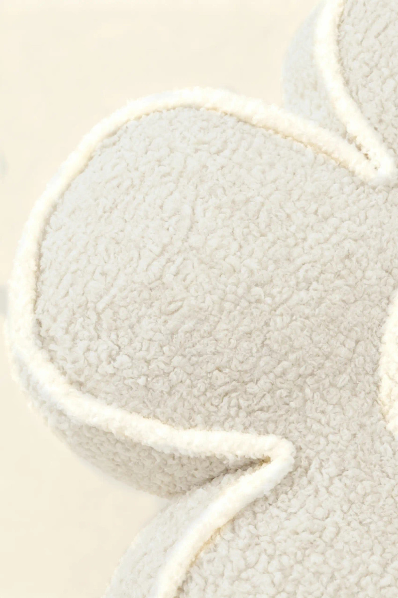 Poduszka Kwiat Boucle Beż