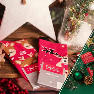 Skarpety Męskie Świąteczne Renifer w Okularach