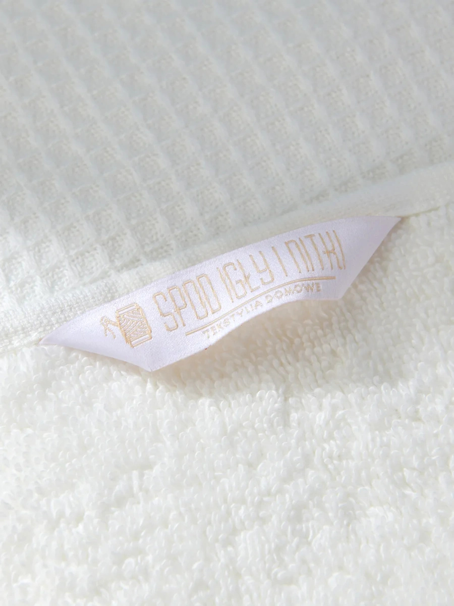 Ręcznik Waflowy Checky Biały