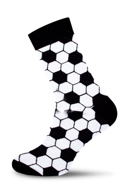 Skarpetki męskie Piłka Nożna 0125.010, Kolor Czarny, Rozmiar 43-46