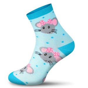 Skarpetki damskie nie do pary Myszki