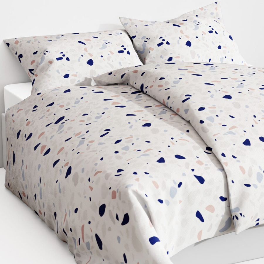 Biała pościel bawełniana damska 160x200 lastryko Spod Igły i Nitki – komfort snu.