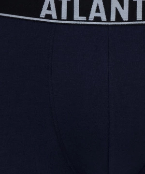 Granatowe bokserki męskie obcisłe 95% bawełna Atlantic – komfort na co dzień