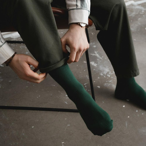 Skarpety męskie garniturowe gładkie Art. 056