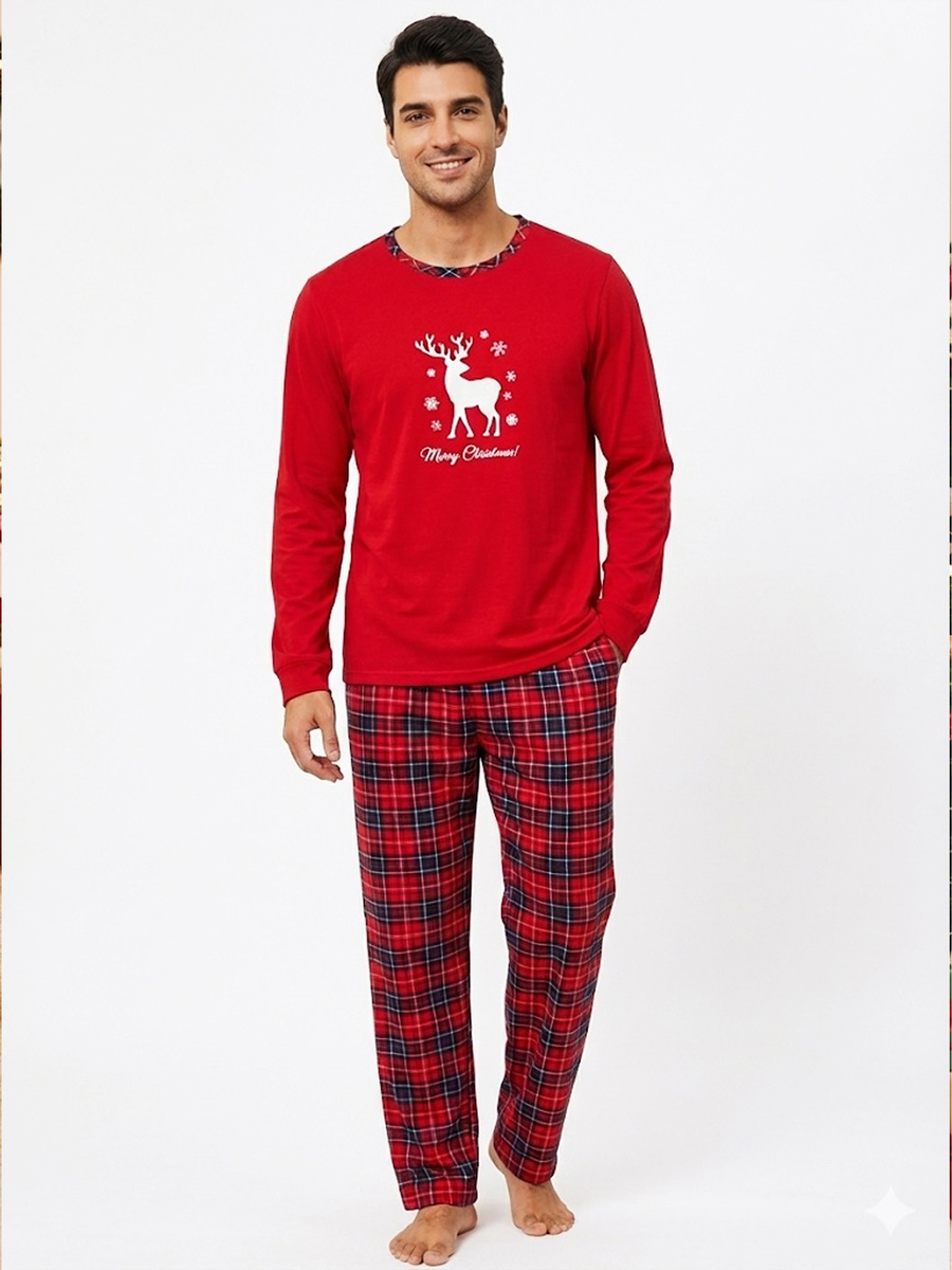 Piżama Męska Świąteczna