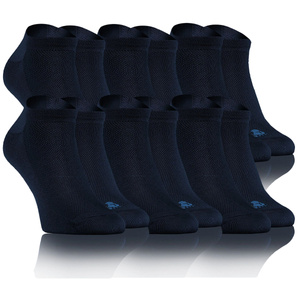 Granatowe skarpetki stopki damskie męskie 6 par Sneakers Sesto Senso – codzienny komfort