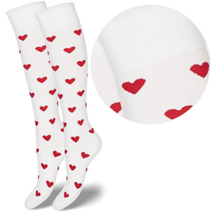 Podkolanówki damskie w Serca 248
