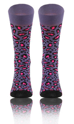 Długie Skarpetki Kolorowe Bawełniane Unisex 90% Bawełna z Zabawnym Wzorem Sesto Senso