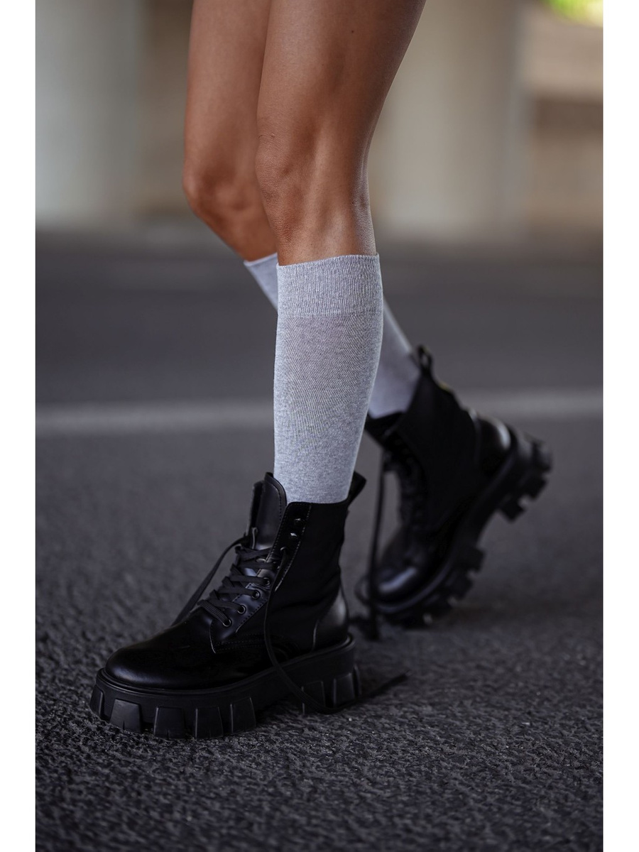 Podkolanówki damskie gładkie 248