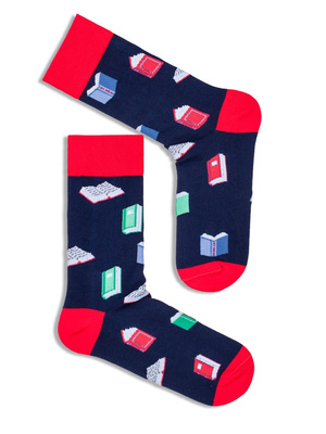 Skarpetki męskie Książki 
